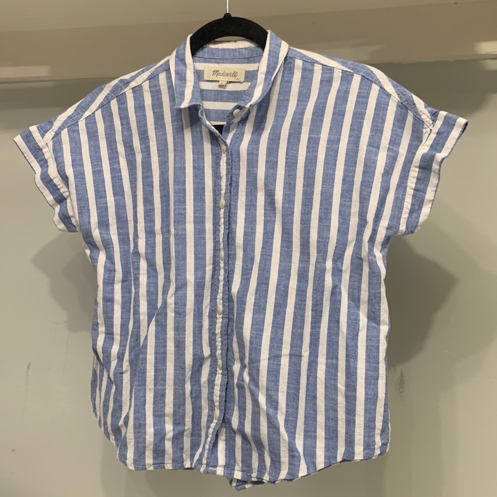 Madewell striped button down